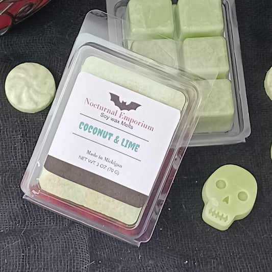 Coconut and Lime Wax Melts, Soy Wax Melts, Coconut Lime Scent