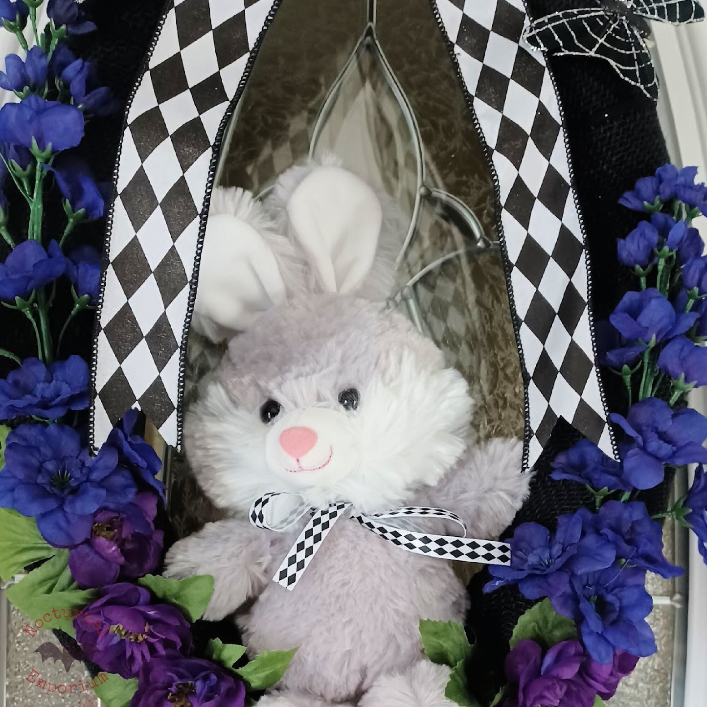 Easter Egg Wreath | Gothic Easter | Gothic Easter Home Decor