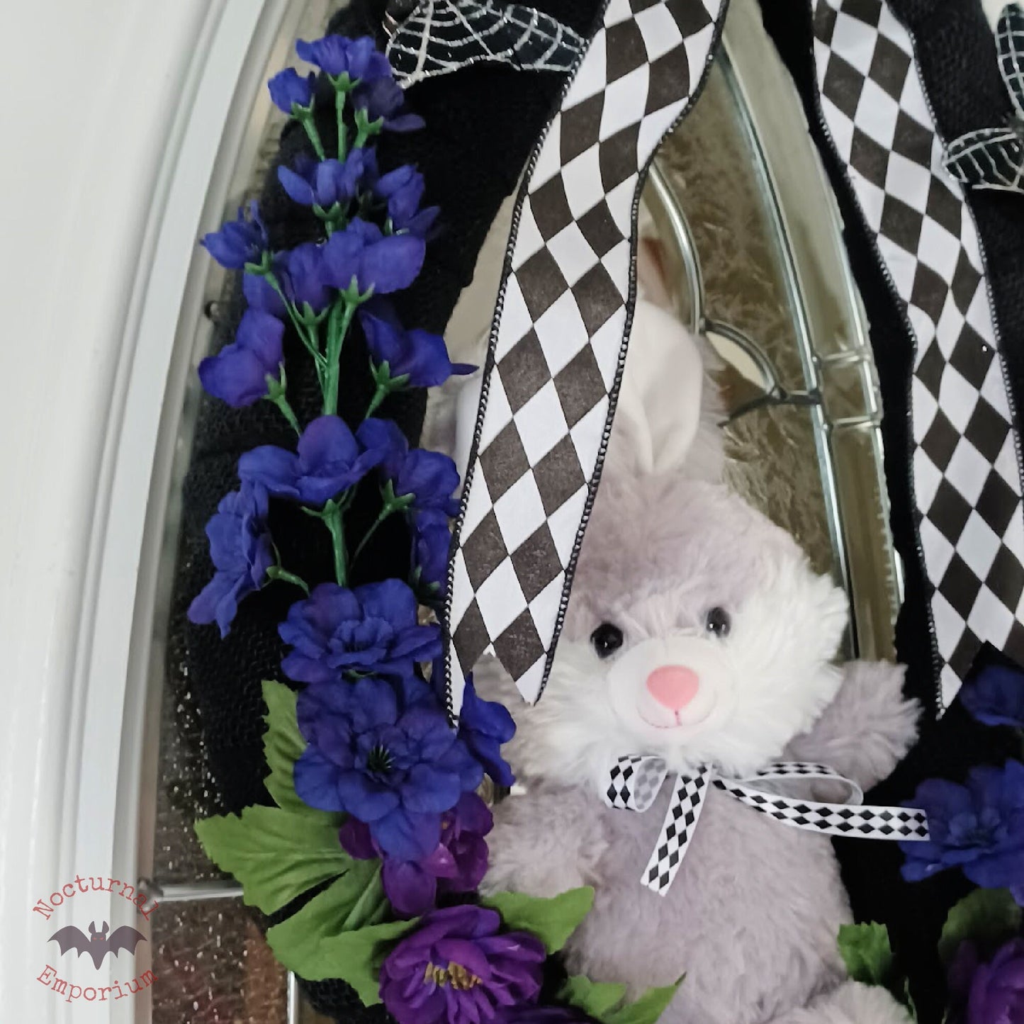 Easter Egg Wreath | Gothic Easter | Gothic Easter Home Decor
