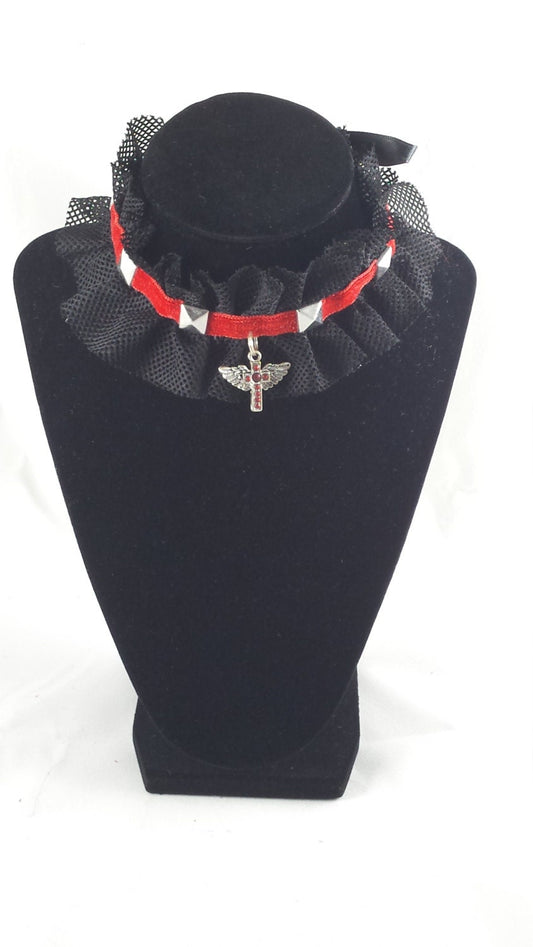 Gothic Choker Necklace with a Punk Edge | Dark Romance Choker | Gothic Jewelry