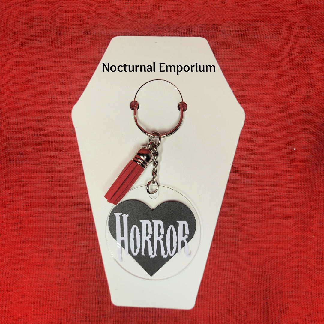 Acrylic Halloween Keychains | Acrylic Keychains | Nocturnal Emporium